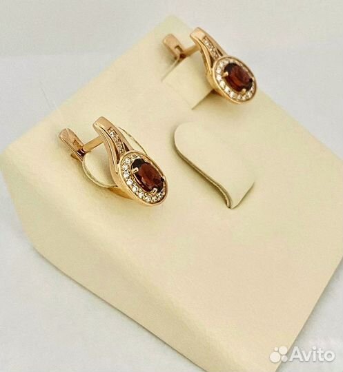Золотые серьги 585 проба