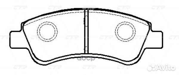 Ckpu-32 GK0889 Колодки тормозные дисковые п