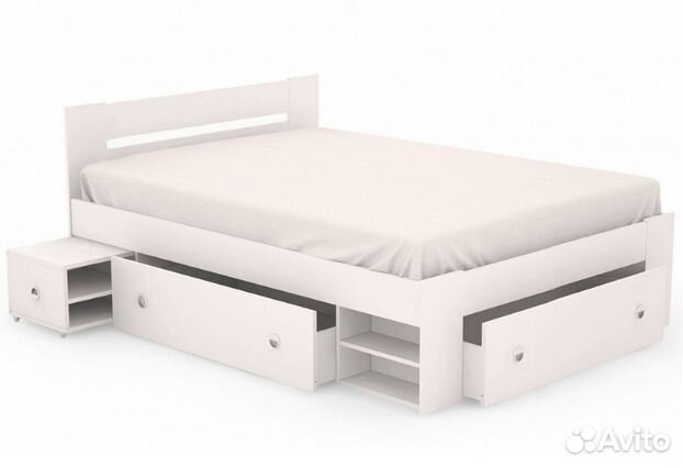 Кровать Стелла 140 Белый