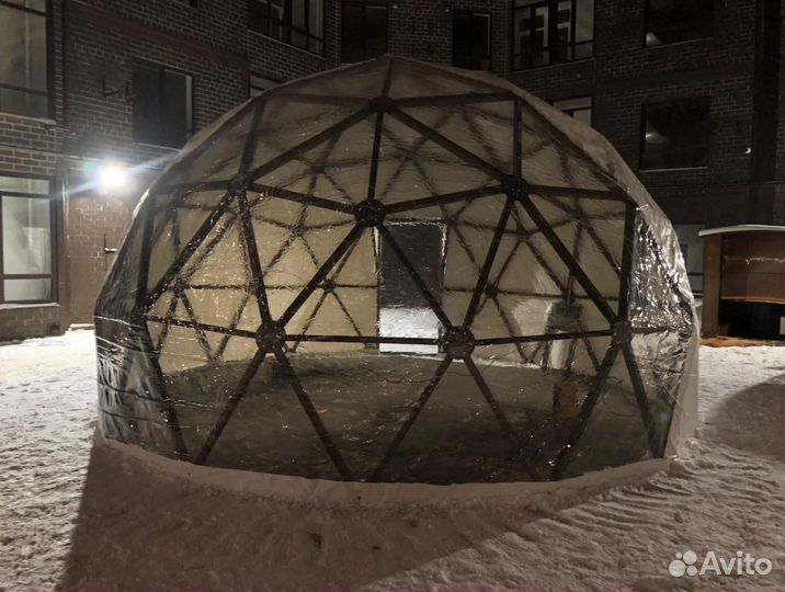 Геокупол, глэмпинг