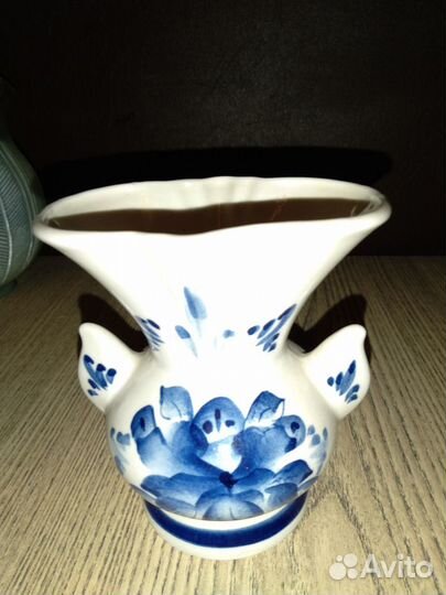 Гжель(посуда,15 предметов)