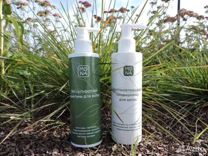 Натуральный бессульфатный шампунь для волос