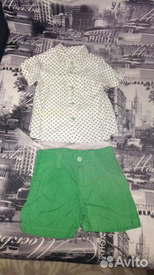 Шорты и рубашка цена за все