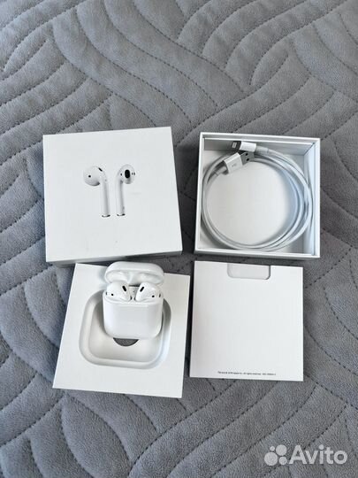 Беспроводные наушники apple airpods 2 оригинал