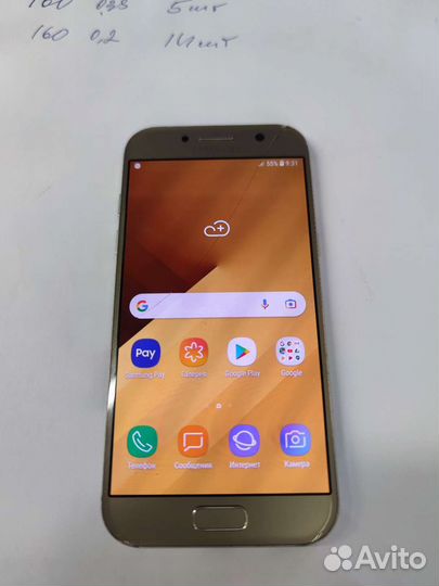 Телефон Samsung Galaxy a5 2017 на запчасти