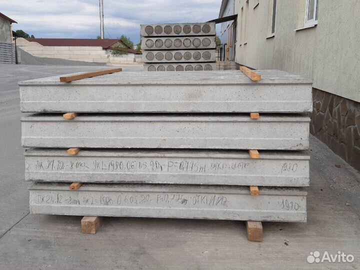 Плиты перекрытия всех размеров и типов