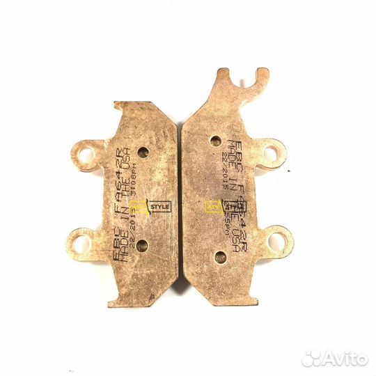 Колодки тормозные передние левые EBC FA642R