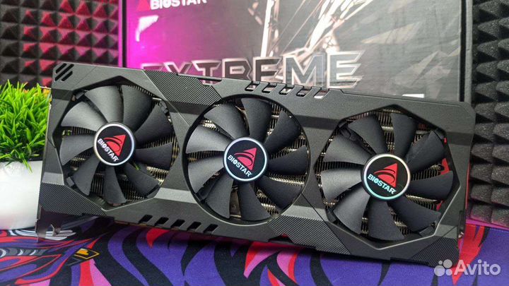 Видеокарта rx 6700 xt 12gb Biostar extreme gaming