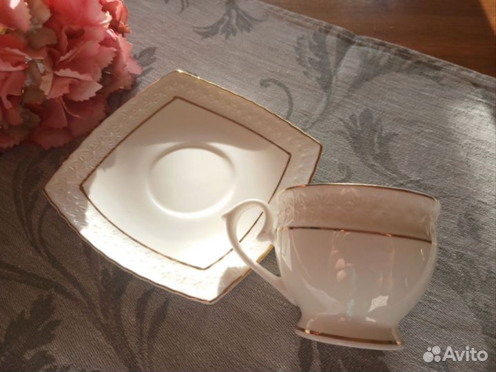 Кофейная пара 100 мл Снежная королева Коралл