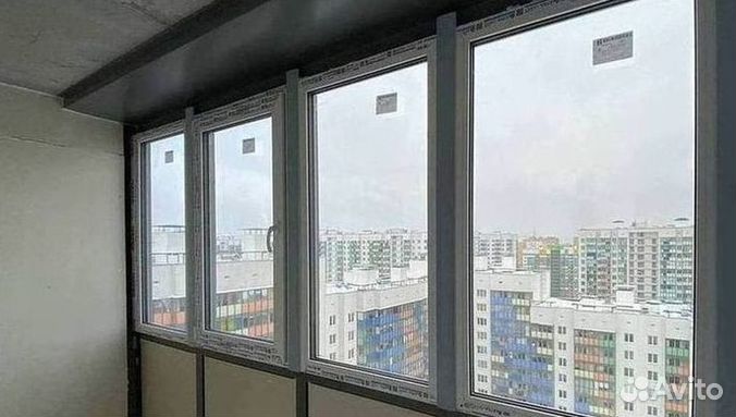 Остекление окон и балконов пвх