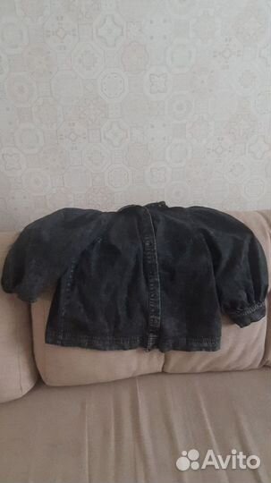 Джинсовая куртка для девочки xs