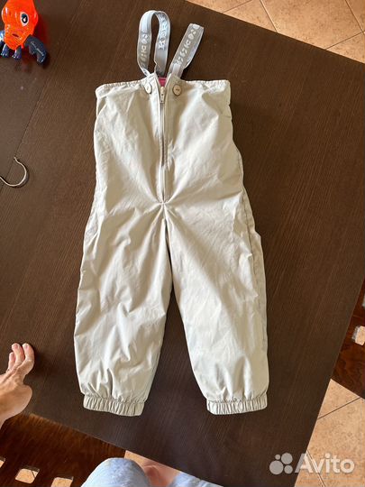 Куртка демисезонная полукомбинезон для девочки 92