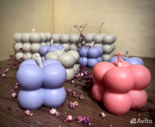 Свечи интерьерные ручной работы