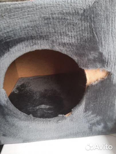 Когтеточка с домиком и игрушкой