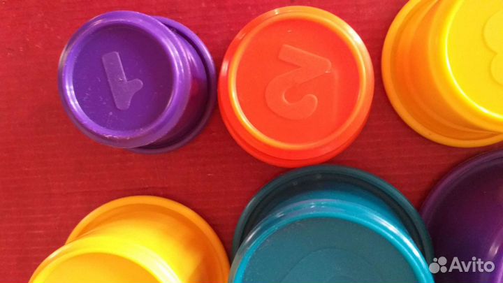 Отличный набор для пирамидки и изучения цифр