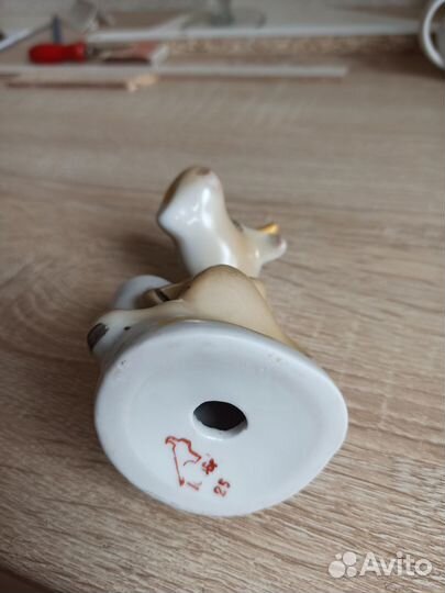 Коровка фигурка керамика Дулево