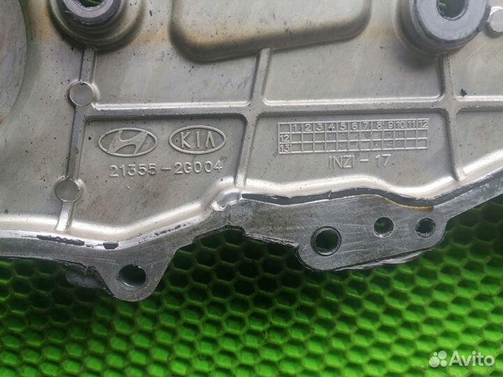 Крышка грм передняя на Hyundai Sonata 10-14 2,4