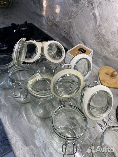 Банка IKEA с бугельным замком