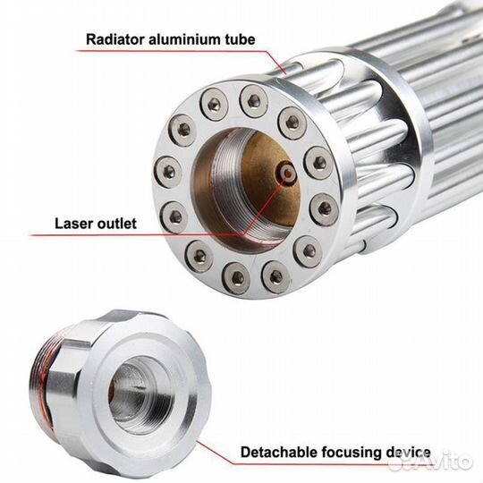 Лазер мощный зеленый