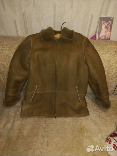Дубленка натуральная мужская 54 56