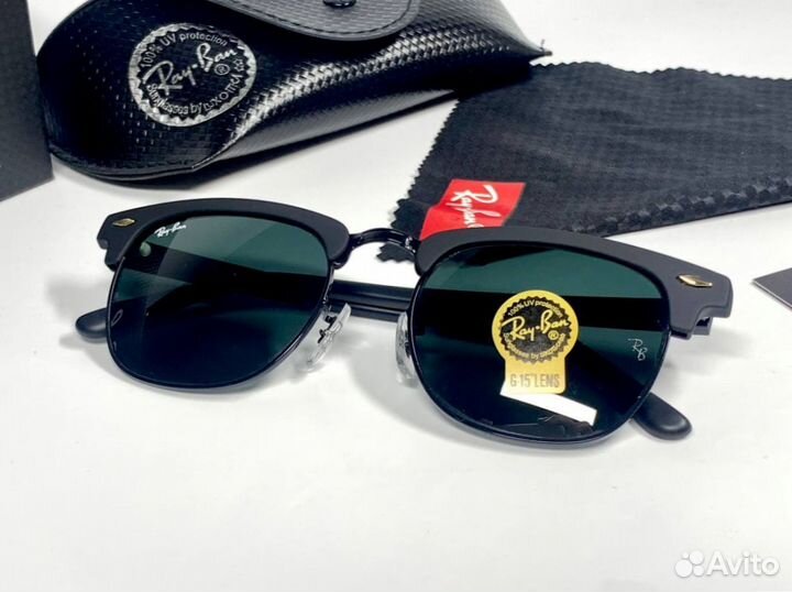 Очки Ray Ban Clubmaster черные