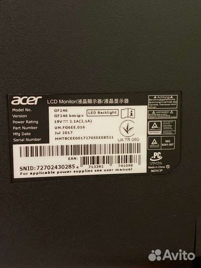 Монитор Acer