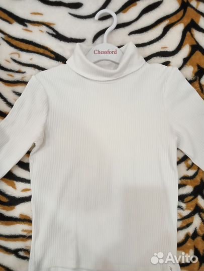 Водолазка белая 152