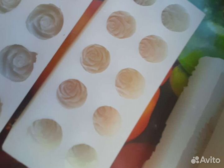 Силиконовая роза маленькая