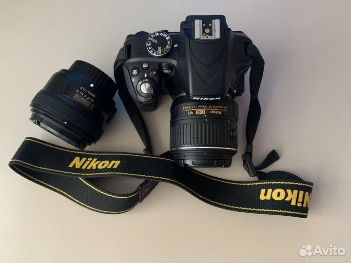 Фотоаппарат Nikon D3300 и два обьектива