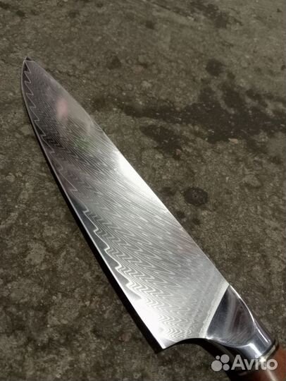 Кухонный шеф-нож Дамаск VG-10 (67 слоёв)