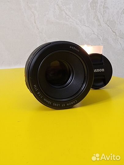 Объектив canon ef 50mm f 1.8 stm
