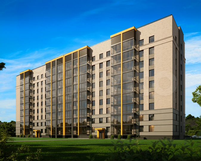 2-к. квартира, 68,1 м², 5/9 эт.