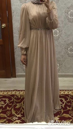 Вечернее платье 48 размер длинное