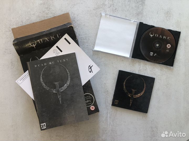 Оригинальное CD издание Quake в большой коробке