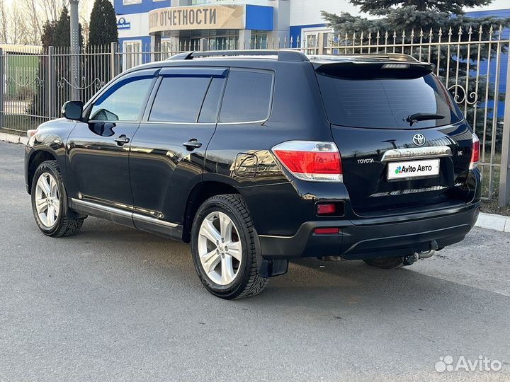 Toyota Highlander 3.5 AT, 2012, 200 000 км