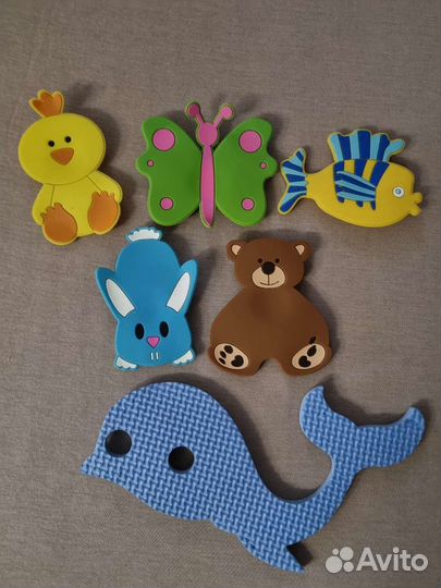 Игрушки: ростомер мягкий + змейка+игр. для ванной