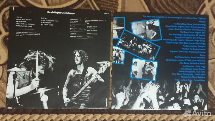 Rory Gallagher–Live In Europe / Stage Struck (2LP)