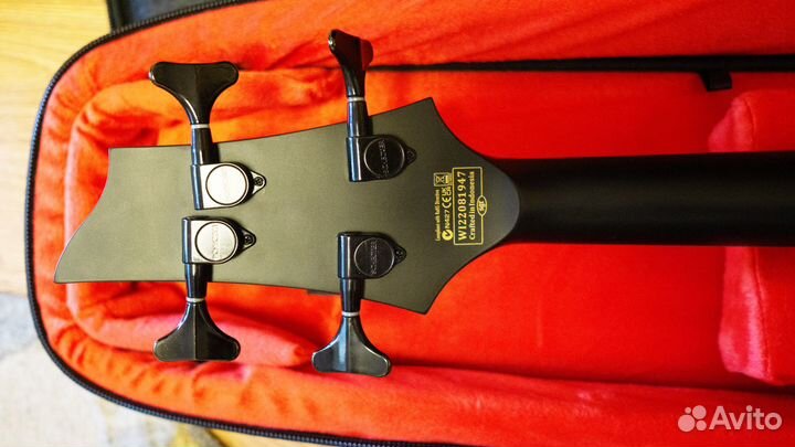 Леворукий бас Schecter stiletto stealth-4