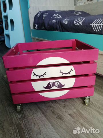 Ящик для игрушек деревянный
