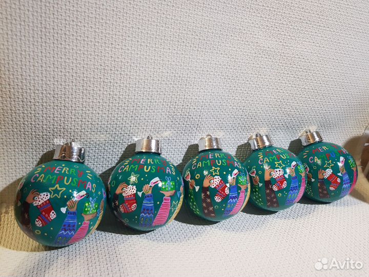 Елочные игрушки ручной росписи