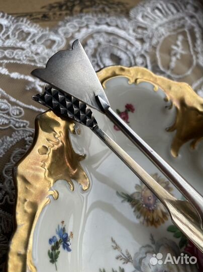 Щипцы для сахара, серебро 84 проба