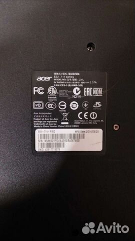 Acer aspire Es1-711 17 дюймов