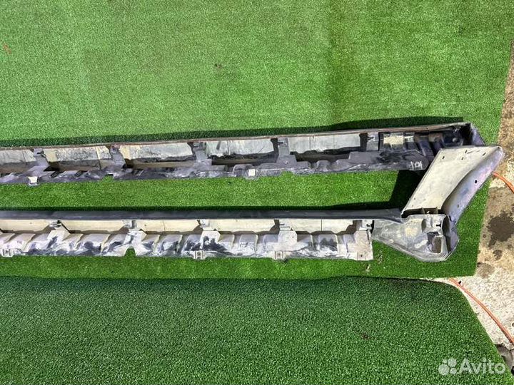 Накладка на порог наружная Mitsubishi Outlander CU