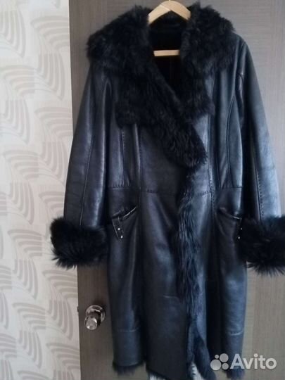 Дубленка натуральная женская 46 48 размер