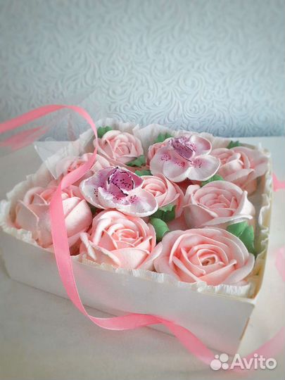 Съедобный букет из зефира