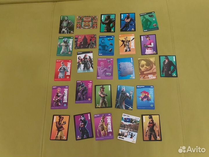 Карточки фортнайт