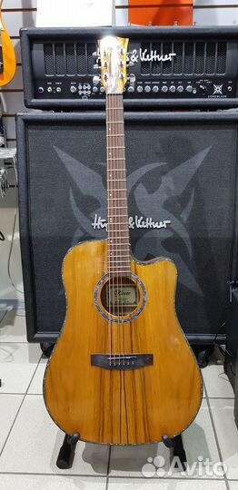 Klever KD-300 Акустическая гитара, вестерн, вырез