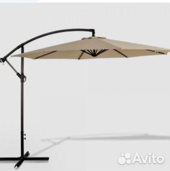 Зонт уличный на боковой стойке 