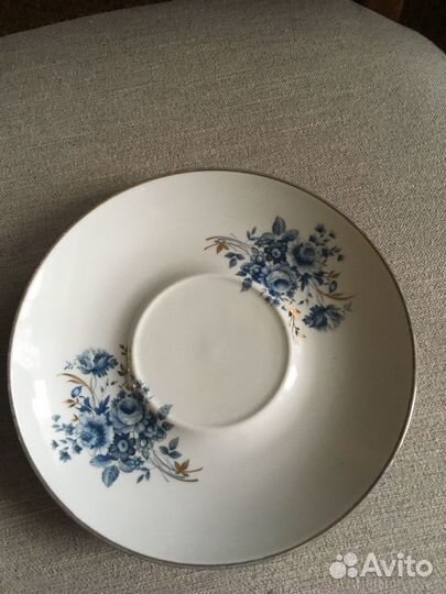 Блюдце ссср(Дулевский фарфор)