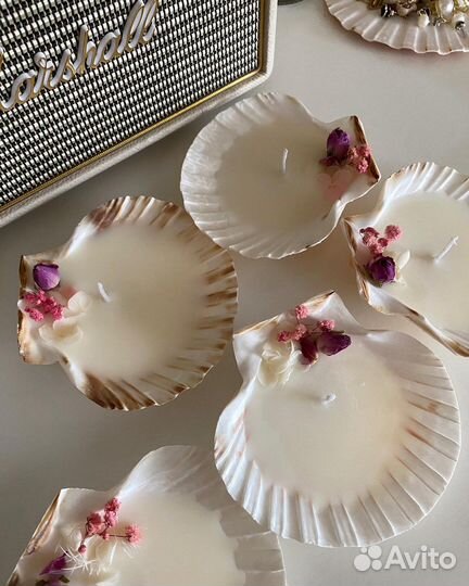 Свеча в ракушке